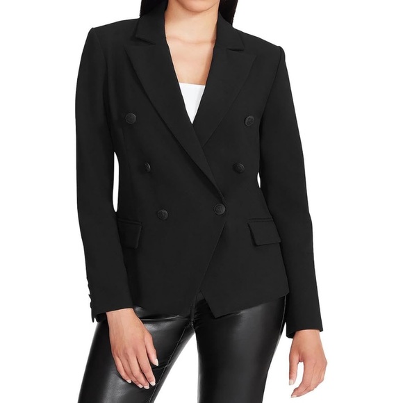 Steve Madden Jackets & Blazers - Steve Madden Apparel womens Naomi Casual Blazer, Black, Small US